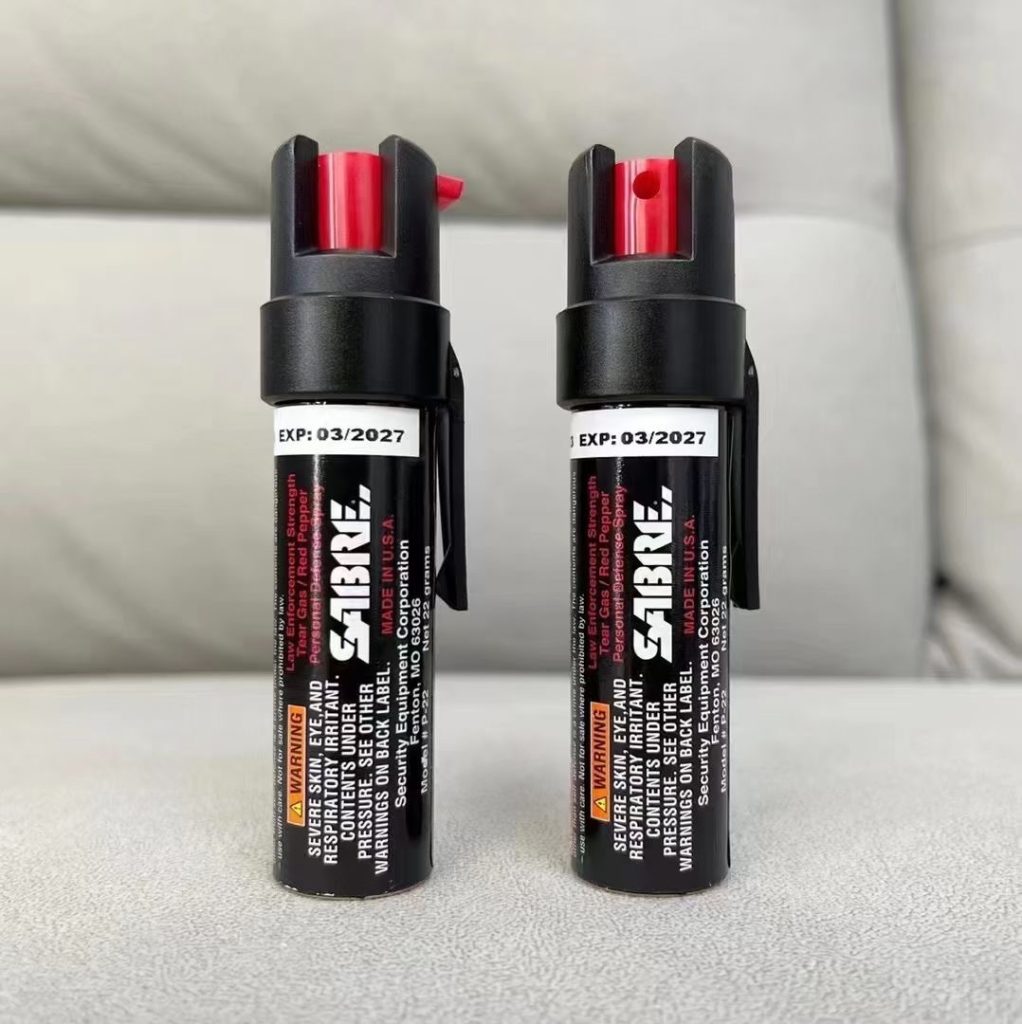 美国沙豹SABRE迷你战术背夹型合法避险个人防护喷雾 8。